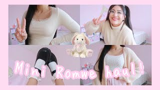 Romwe try on haul! | soft coquette aesthetic ♡ screenshot 2