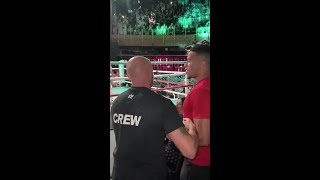 Hs Tikkytokky Fights Off Security And Jumps In Ring At Kingpyn shorts