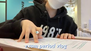 eng) 괜찮아, 사범대생은 시험 망해도 돼..👊🏻 | 또 벼락치기하는 피폐한 자취생 일상, 본격 수면결핍 브이로그, 대학생 시험기간 vlog