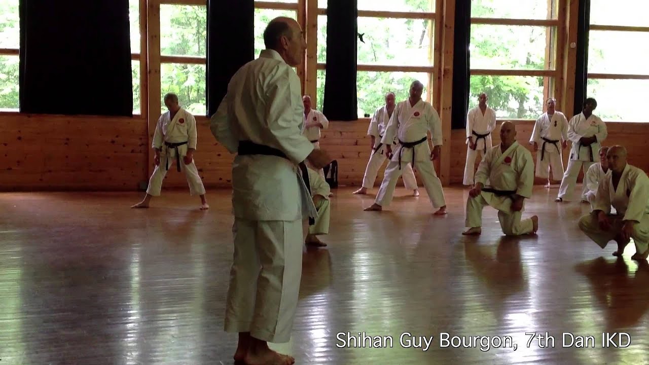 Teaching Bassai Dai | IKD Kensushei Training | Shihan Guy Bourgon 7th Dan IKD