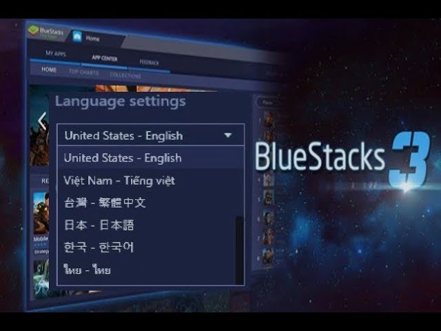 How To Change Language In Bluestacks 3 Bs3 Youtube