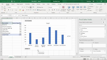 Filter a Pivot Chart 2019