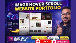 Image Hover Scroll in Elementor (Free Plugin) | Portfolio Design Tutorial