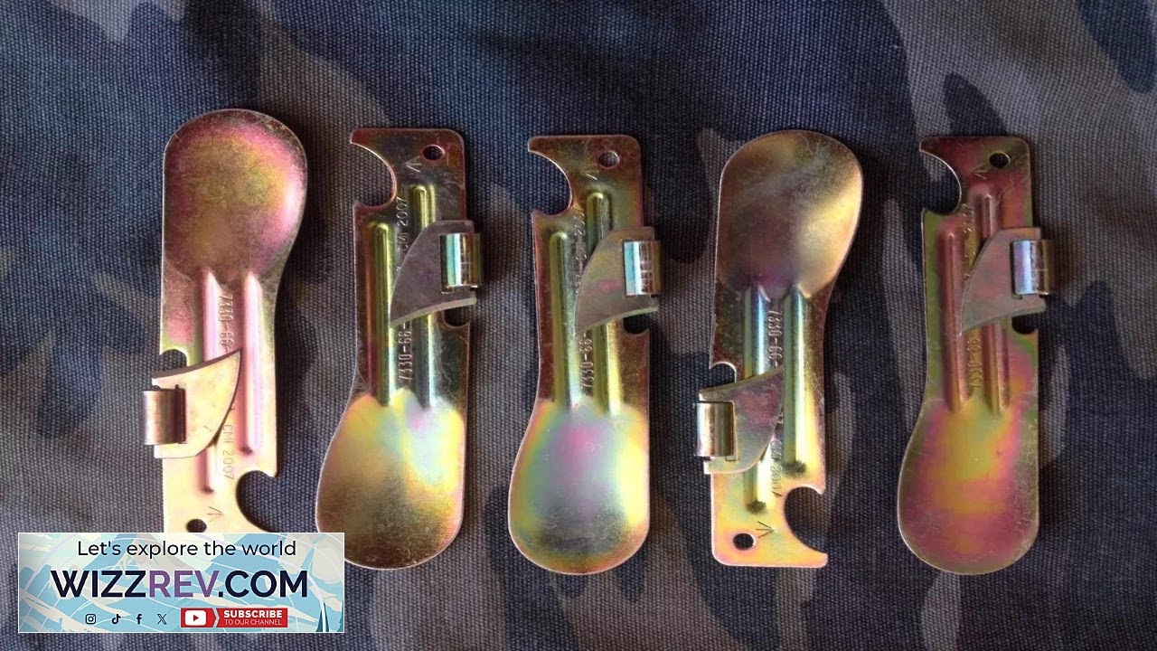 5 Australian Army Can Tin Fred Sf Opener Military Surplus Camping Survival