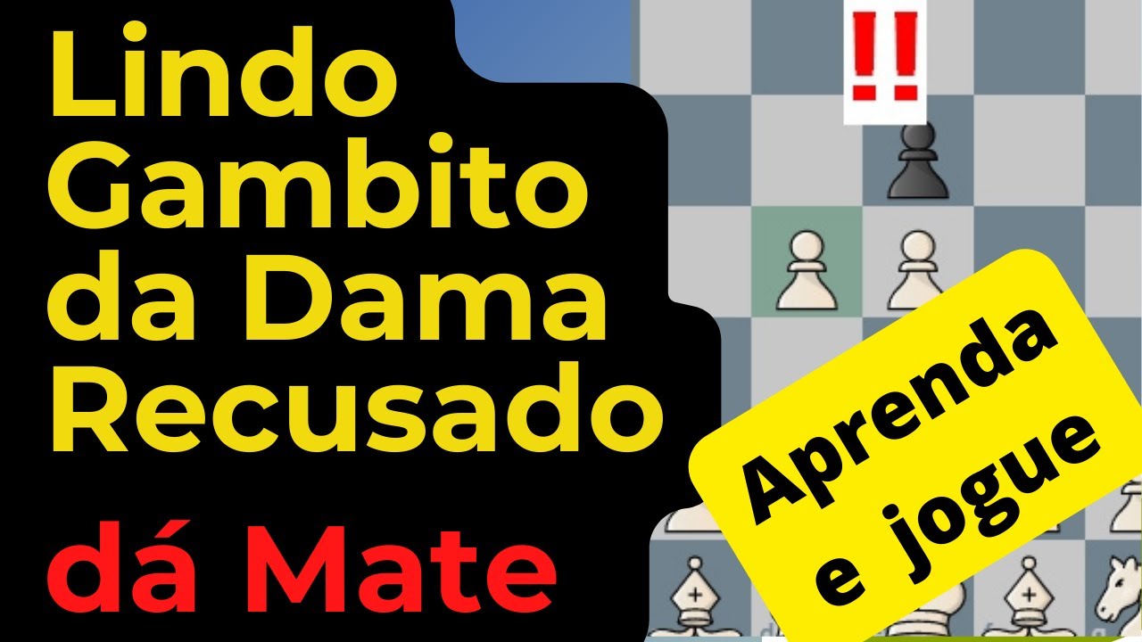 INCRÍVEL Ganhe a Dama no Gambito do Rei Recusado #xadrez #chess #ajedrez  #шахматы 