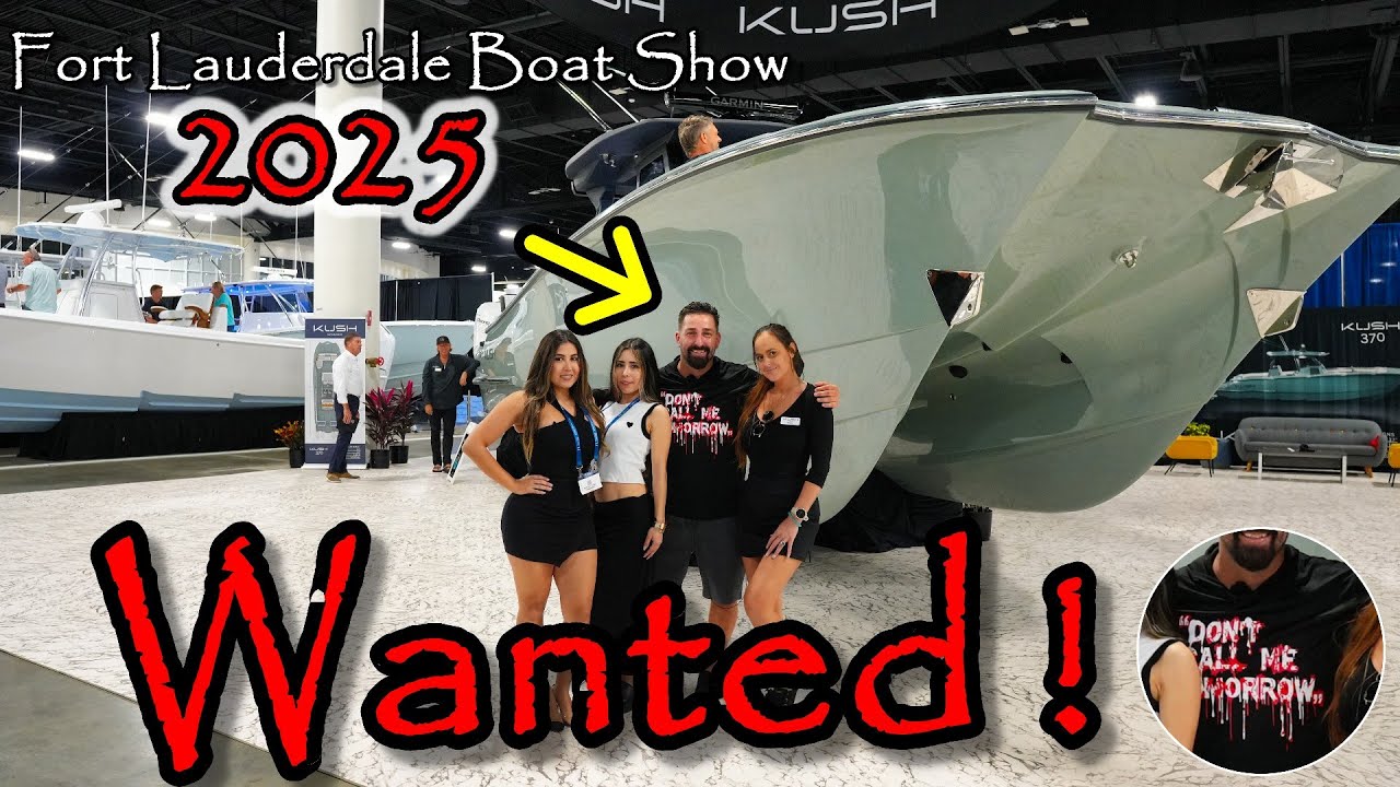 Настоящий зверь среди лодок! На выставке лодок в Форт-Лодердейле представлен корпус №1 (катамаран...