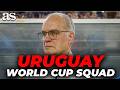 OFFICIAL: MARCELO BIELSA'S WORLD CUP SQUAD 🇺🇾🔥 | URUGUAY 2026 WORLD CUP ROSTER