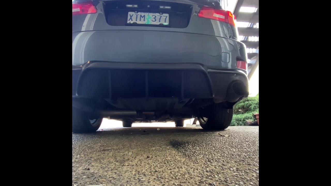 Lexus is350 Muffler and Resonator Delete 4” Tips (MULTIPLE CLIPS) YouTube