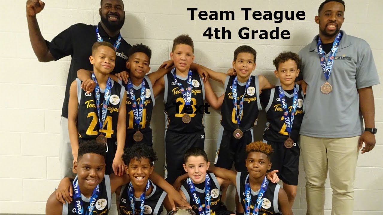 4th Grade Team Teague Basketball This Is Only the Beginning 