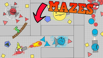 NEW MAZE GAMEMODE DIEP.IO! NEW UDATE Diep.io Mazes and Walls In the Map! Mazes Mode (Diepio)
