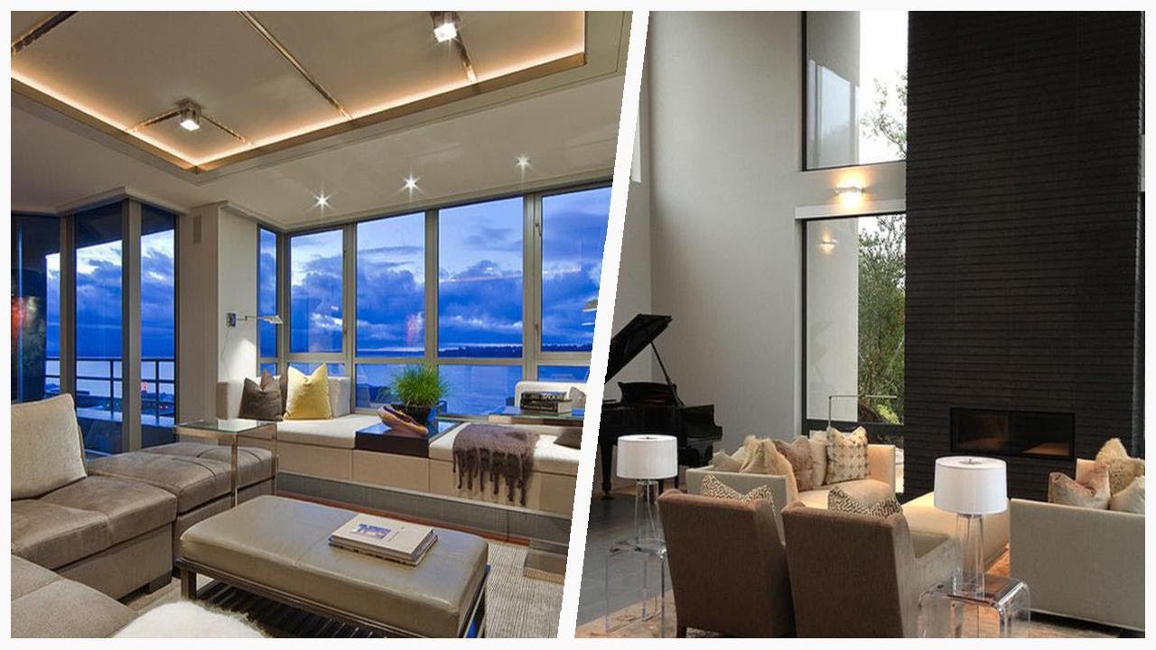 75 Luxury Living Room With Gray Walls Design Ideas You'll Love 🌈