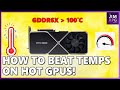 Testing rtx 3090  undervolting underclocking and lowering gddr6x temps