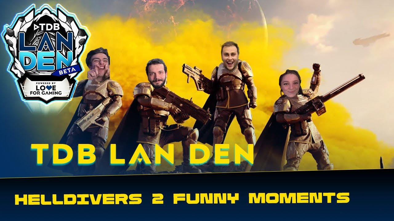 Helldivers 2 Funny Moments / СМЯХ С TDB LAN DEN