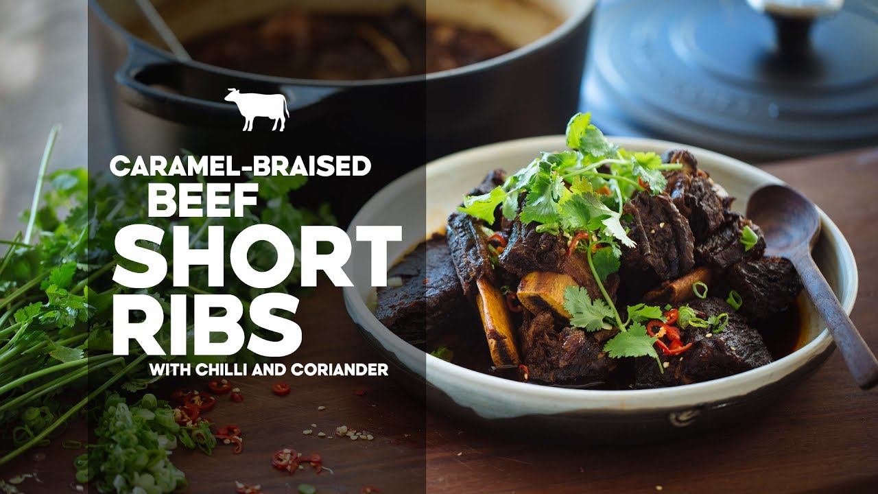 ⁣Caramel-braised Beef Short Ribs | Recipe | Easy Asian Home Cooking