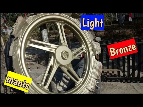 Ngecat Velg  P10 Beat New Warna  Light Bronze  YouTube