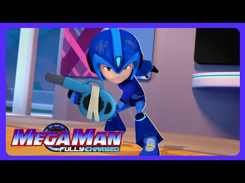 Mega Man - Stuck to My Dad! | Kids Cartoons | WildBrain Hero Tower