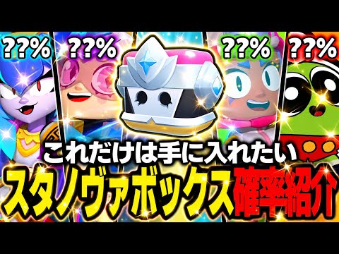 スターノヴァボックスの確率と獲得アイテムを徹底分析!