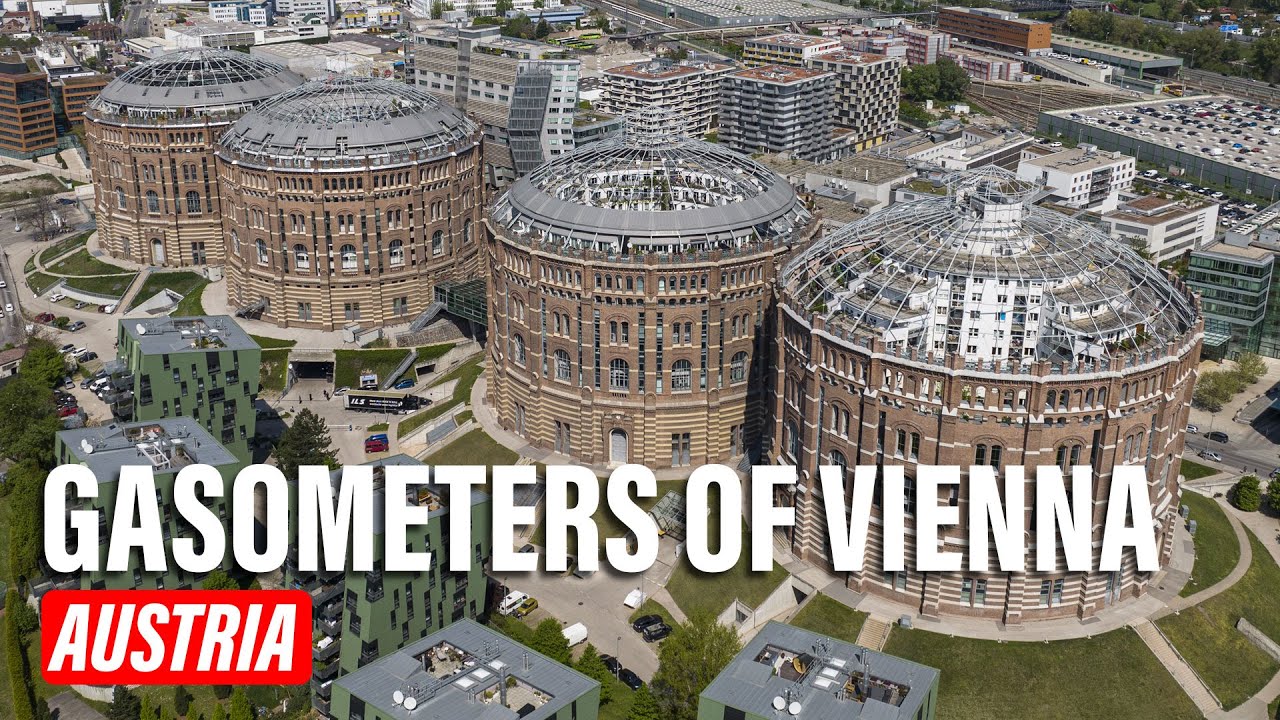 How Vienna Transformed Massive Gas Tanks Into a Futuristic City