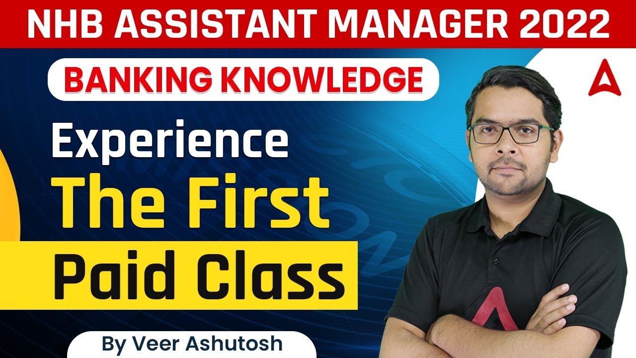 NHB Assistant Manager | Experience The First Paid Class of Banking Knowledge | By Veer Ashutosh