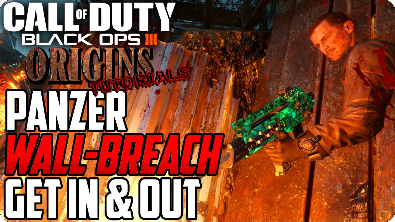 BO3 Zombie Glitches: Origins Panzer Claw Wall-Breach "Get In & Out" - Zombie Chronicles Glitches