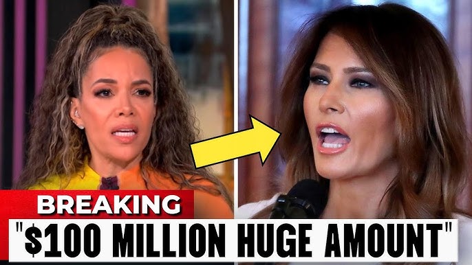 Melania Trump TAKES on Sunny Hostin with a SHOCKING $100M Lawsuit! - YouTube
