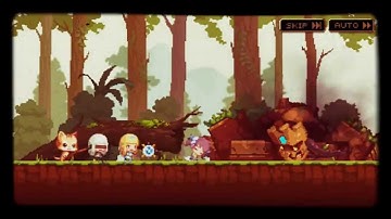 Crusaders Quest - Fighting the Golem