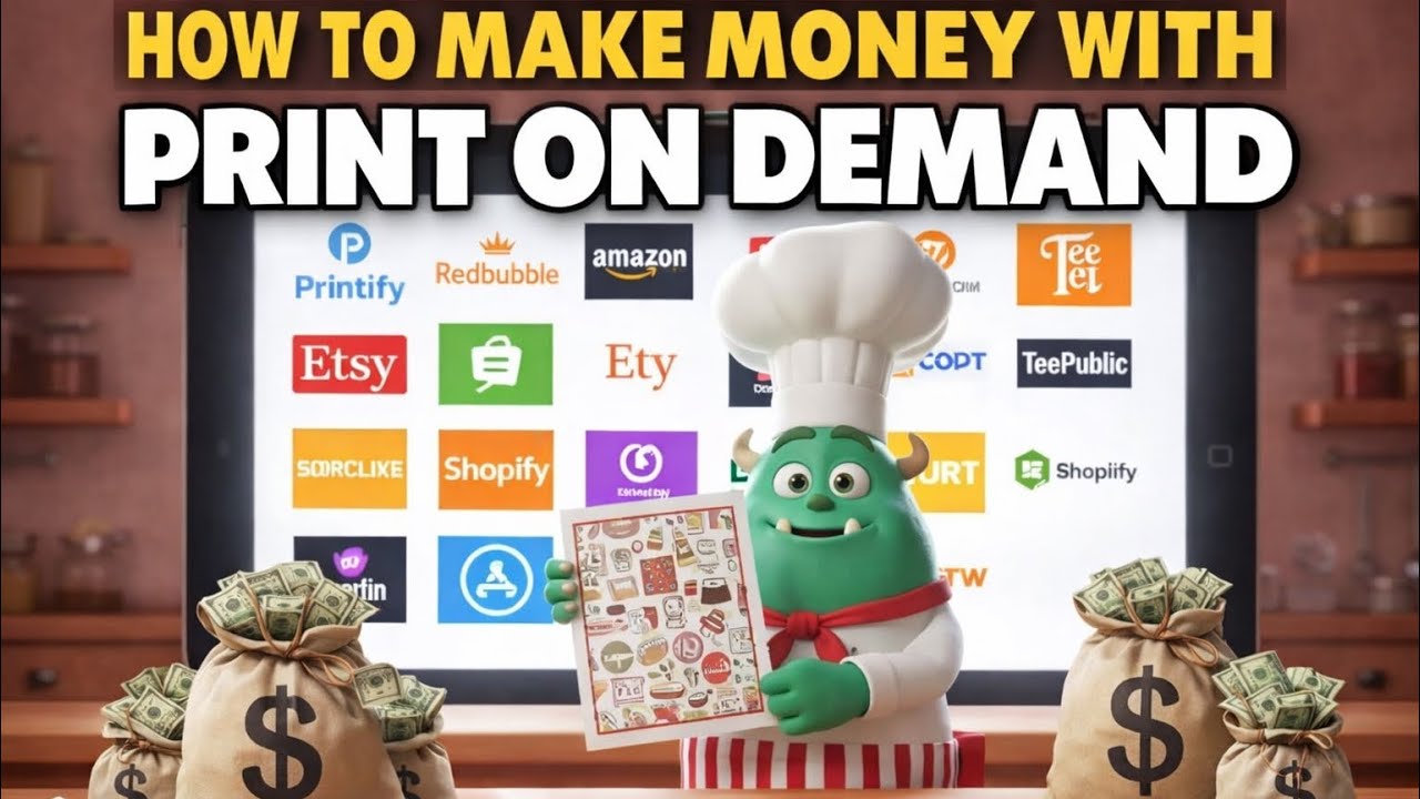 How to Make $300/Day With Print On Demand (Beginner Step-by-Step Guide) | A-Z Series