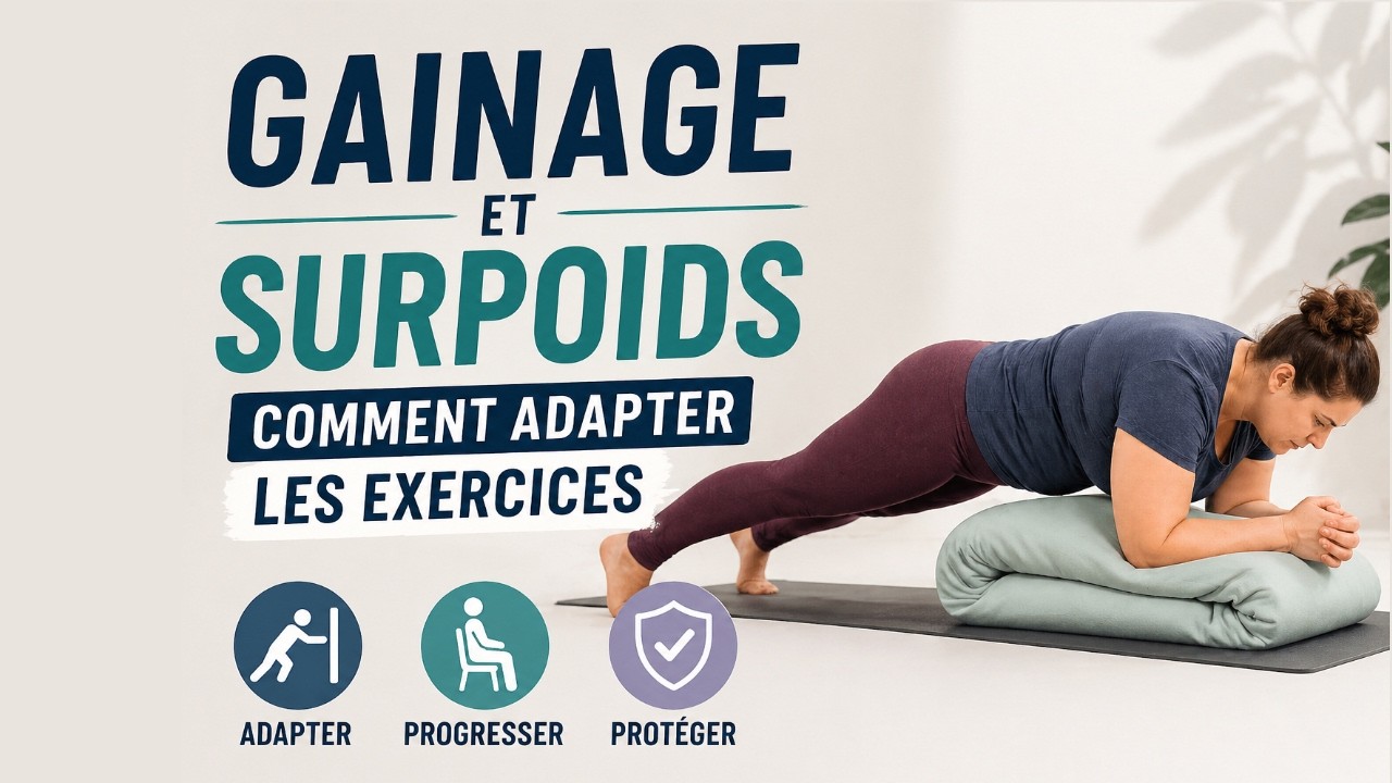 Gainage et surpoids : comment adapter les exercices