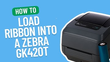 How to Load a Ribbon into a Zebra GK420T | Smith Corona Labels