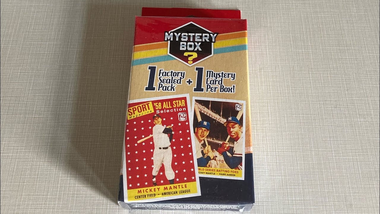 Walgreens Baseball Mystery Box Opening YouTube