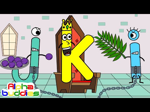 Abc Phonics For Kids | Letters I-J-K | Alphabet Buds Ep.11
