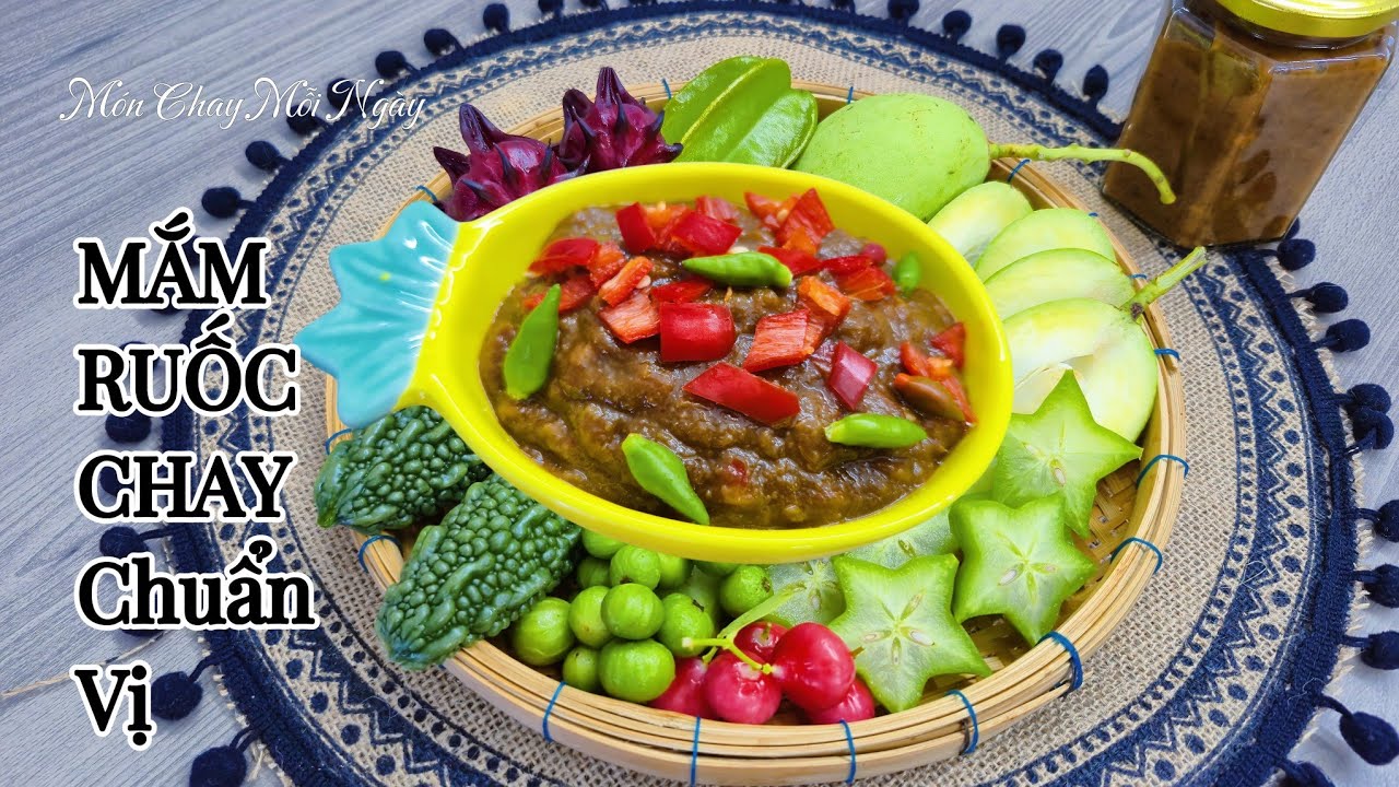 Làm MẮM RUỐC CHAY Ngon Chuẩn Vị - Không Mắm Đậu| Món Chay Mỗi Ngày| Vegetarian