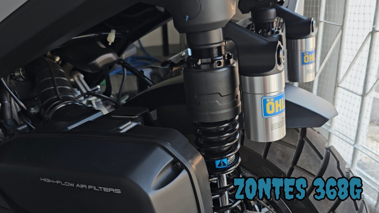 Zontes 368g ติดแร็คท้าย การ์ดแฮน บังโคลนใน