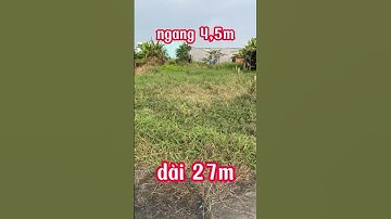 Đất thổ cư thị trấn Cần Giuộc giá rẻ|Diện tích 125m2, đường xe hơi, gần quốc lộ 50, SHR #bdscangiuoc