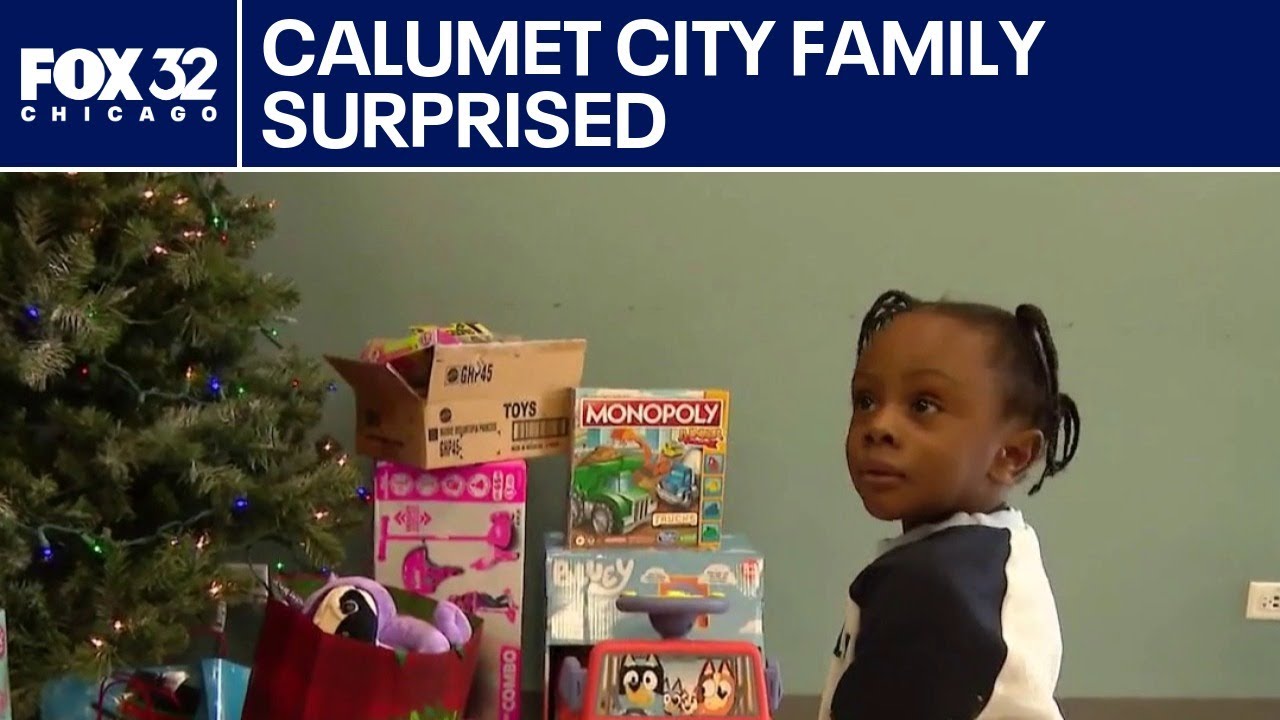 Calumet City family surprised with presents