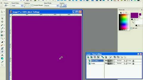 Basics of using paint shop pro