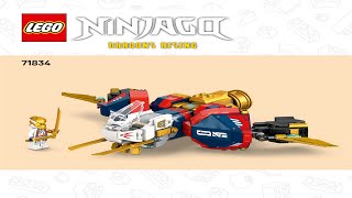 トライページ 🍀 LEGO instructions 🍀 Ninjago 🍀 71834 🍀 Zane's Ultra Combiner