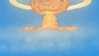 Fx Guru Nuclear Explosion On Blue Screen