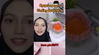 Ngepel sampai dinding 😱