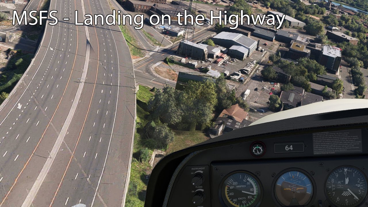 msfs-landing-on-the-highway-youtube
