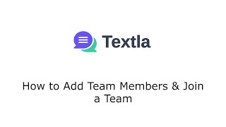 How to Add Team Members & Join a Team