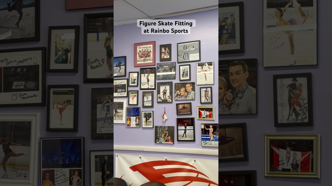 Figure skate fitting at Rainbo Sports ✨⛸️ 