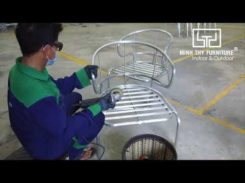 Video Ra mẫu ghế ban công nhựa giả mây cao cấp khung nhôm... - youtube