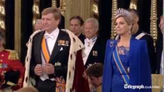Dutch crowning: Willem-Alexander sworn in as king