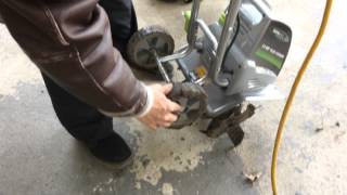 EarthWise Tiller Assemble and Use