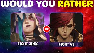 Would You Rather...? Arcane Edition 💙❤️ Quiz Heat