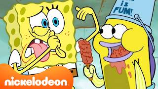Plankton's WEIRDEST Chum Bucket Menu Items Ever! 🤢 | SpongeBob SquarePants | Nickelodeon UK