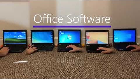 Windows XP vs Vista vs 7 vs 8 1 vs 10   Speed Test