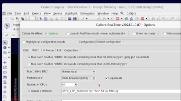 How to Setup Calibre RealTime Digital running batch Calibre SmartFill on LSF