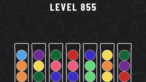 Ball Sort Puzzle Level 855 #ballsortpuzzle #ballsortpuzzlegameplay #puzzlegame #mobilegames